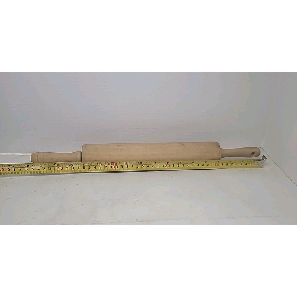 Vintage Wood Rolling Pin 18"